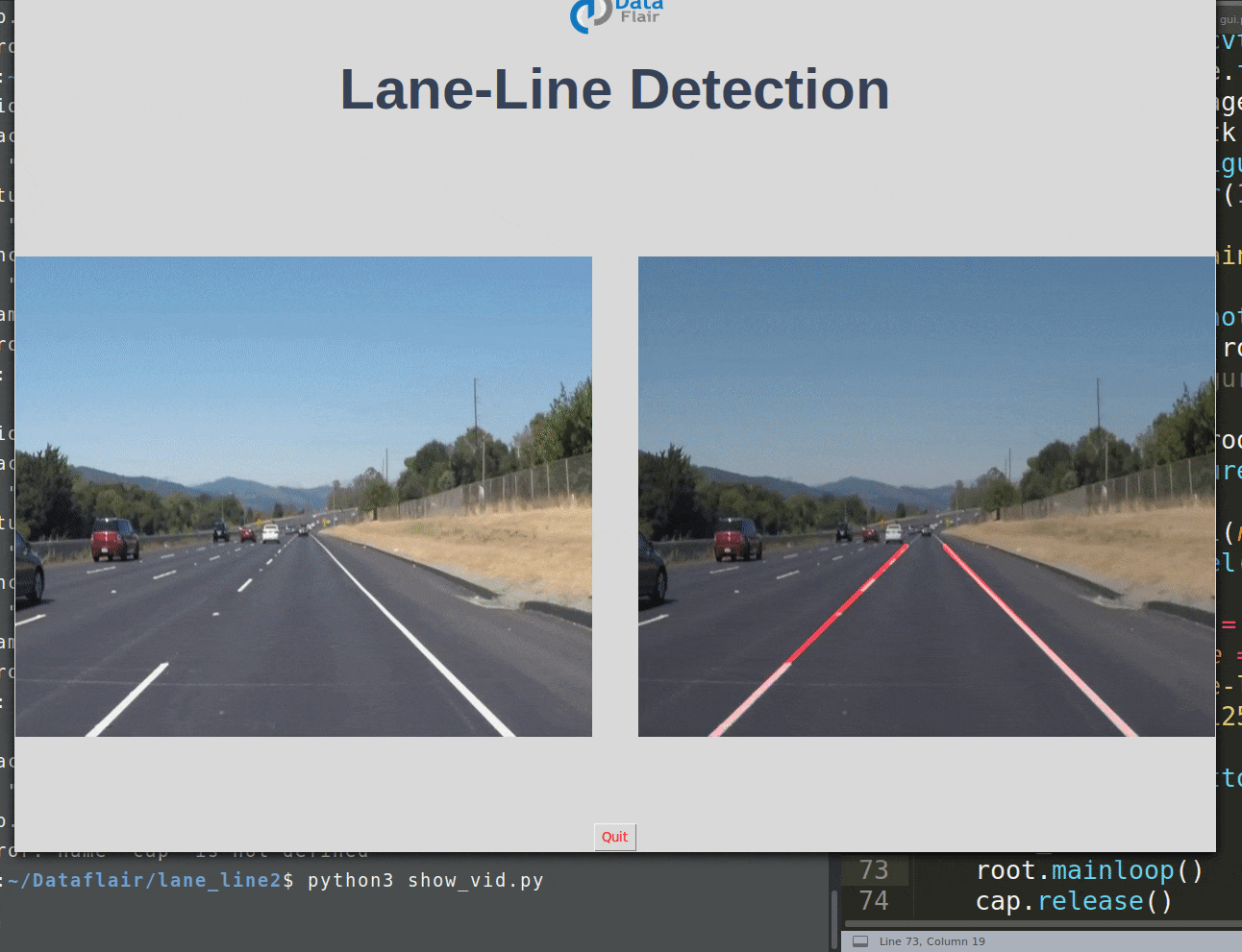 Python道路車道線檢測(cè)的實(shí)現(xiàn)