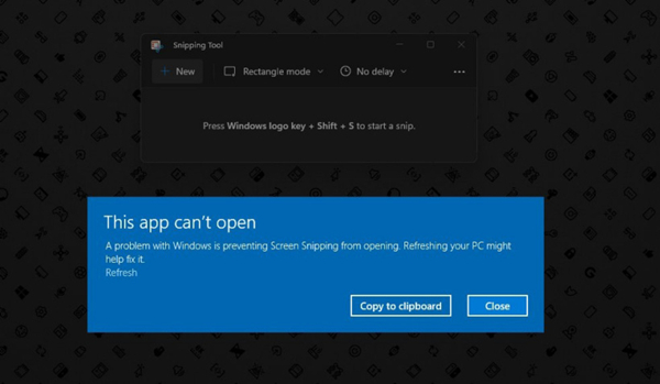 Win11截圖提示錯(cuò)誤怎么辦？Win11截圖提示錯(cuò)誤的解決方法