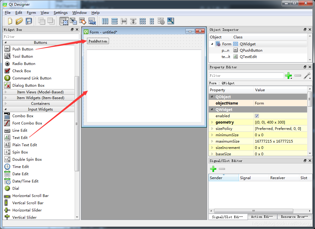 python3+PyQt5+Qt Designer實現界面可視化