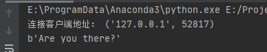 Python基于socket實現(xiàn)TCP/IP客戶和服務(wù)器通信