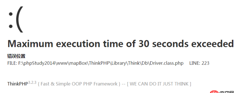 mysql - thinkphp3.2 csv批量導(dǎo)入上萬(wàn)條數(shù)據(jù)時(shí)報(bào)錯(cuò)超時(shí)，請(qǐng)問有什么好的辦法處理？