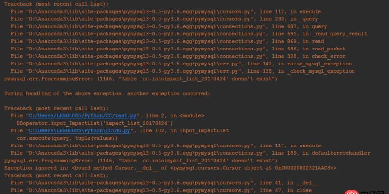 python - pymysql報(bào)錯(cuò)1146 xls表格導(dǎo)入數(shù)據(jù)庫(kù)失敗 不知道問(wèn)題出在哪