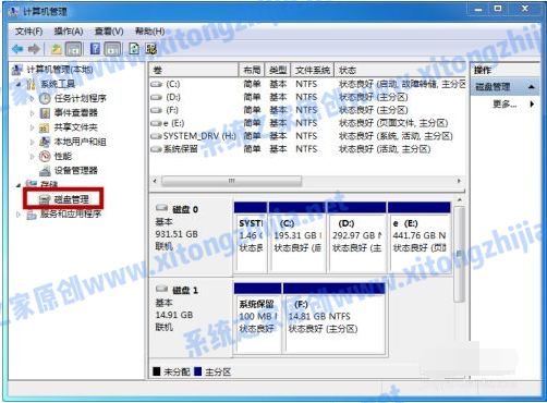 Win7系統怎么進行磁盤分區？
