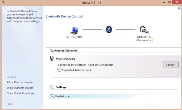 Win8藍(lán)牙耳機(jī)能配對(duì)不能連接怎么解決?