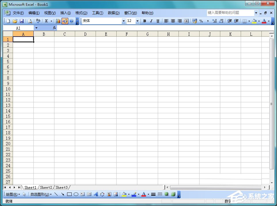 Excel表格如何輸入同心圓？Excel2003插入同心圓的方法
