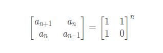 Python實(shí)現(xiàn)求解斐波那契第n項(xiàng)的解法(包括矩陣乘法＋快速冪)