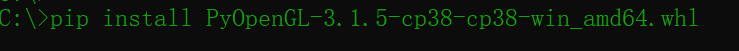 Python安裝配置OpenGL環(huán)境的全過程記錄