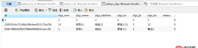 mysql - 這句sql 為什么不能查詢出所有的 qdwyc_zlgs的信息，總是查出兩條？不是應(yīng)該三條嗎？