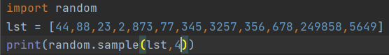 python之隨機(jī)數(shù)函數(shù)的實(shí)現(xiàn)示例
