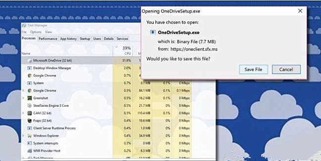Win10系統(tǒng)Microsoft OneDrive占用CPU高如何解決？