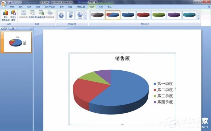 PPT如何修改餅圖區域顏色?PPT修改餅圖區域顏色的方法