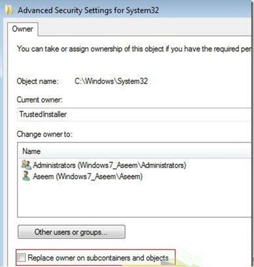 Windows7旗艦版系統(tǒng)怎樣刪除“信任安裝”的文件?