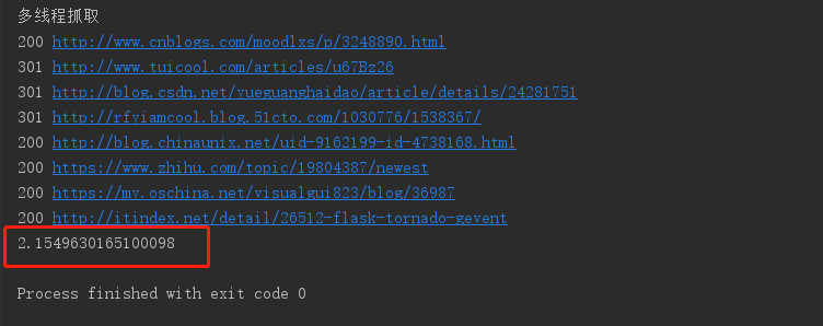 Python并發爬蟲常用實現方法解析