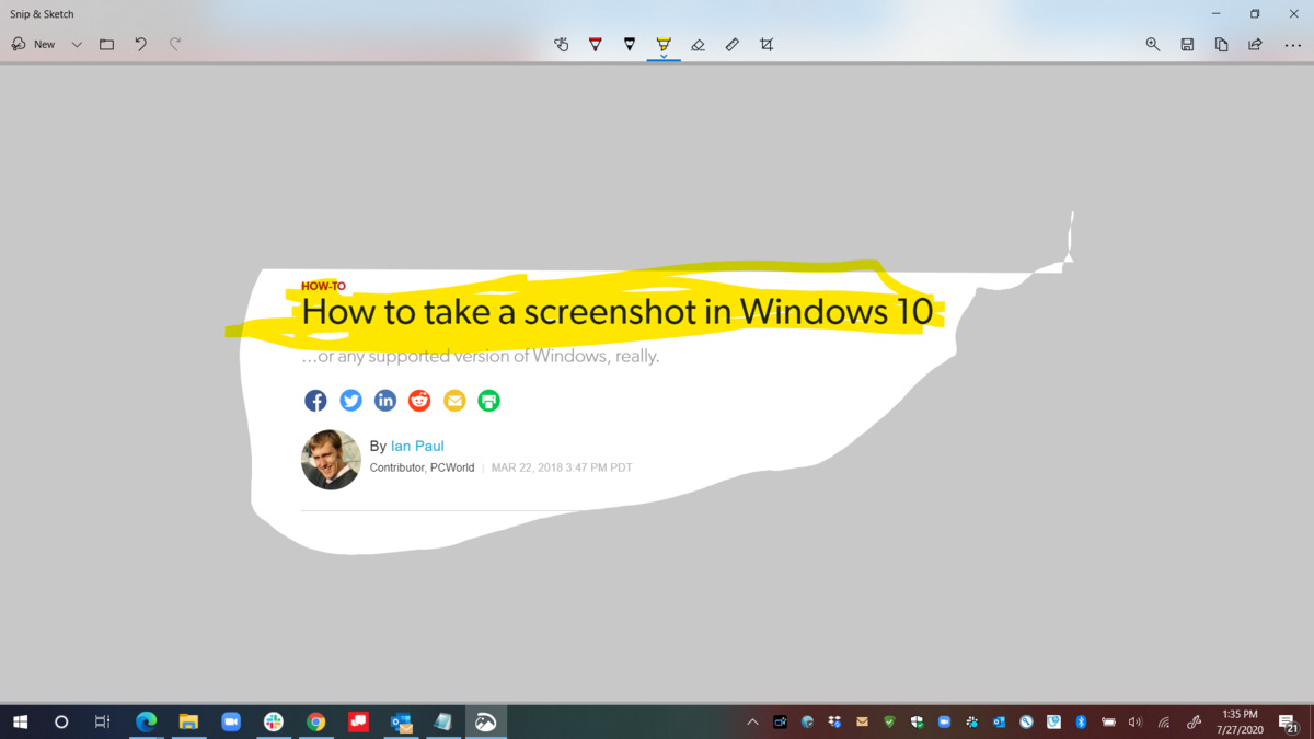 Win10系統(tǒng)怎么拍攝屏幕截圖?