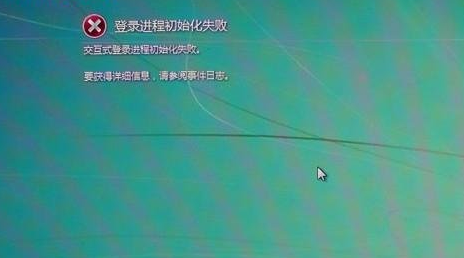 Win7旗艦版登錄進程初始化失敗如何解決？