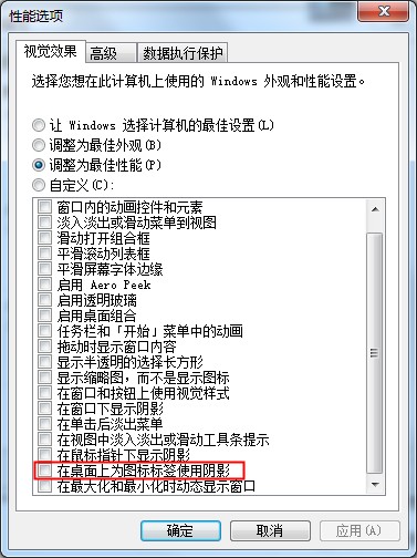 圖標(biāo)上藍(lán)色陰影太礙眼？Win7旗艦版圖標(biāo)藍(lán)色陰影去除方法