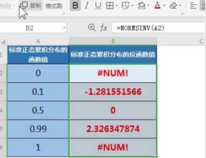 excel計(jì)算NORMSINV函數(shù)步驟介紹