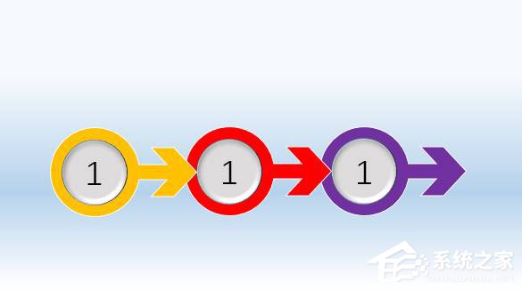 怎么在PPT文檔中制作出箭頭圖案？