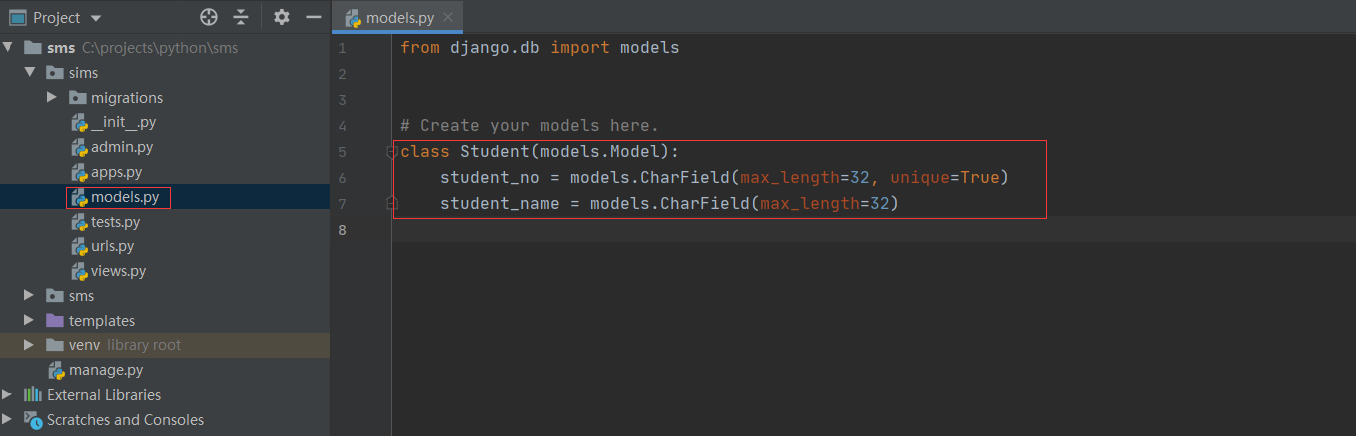 Python+Django+MySQL實現(xiàn)基于Web版的增刪改查的示例代碼