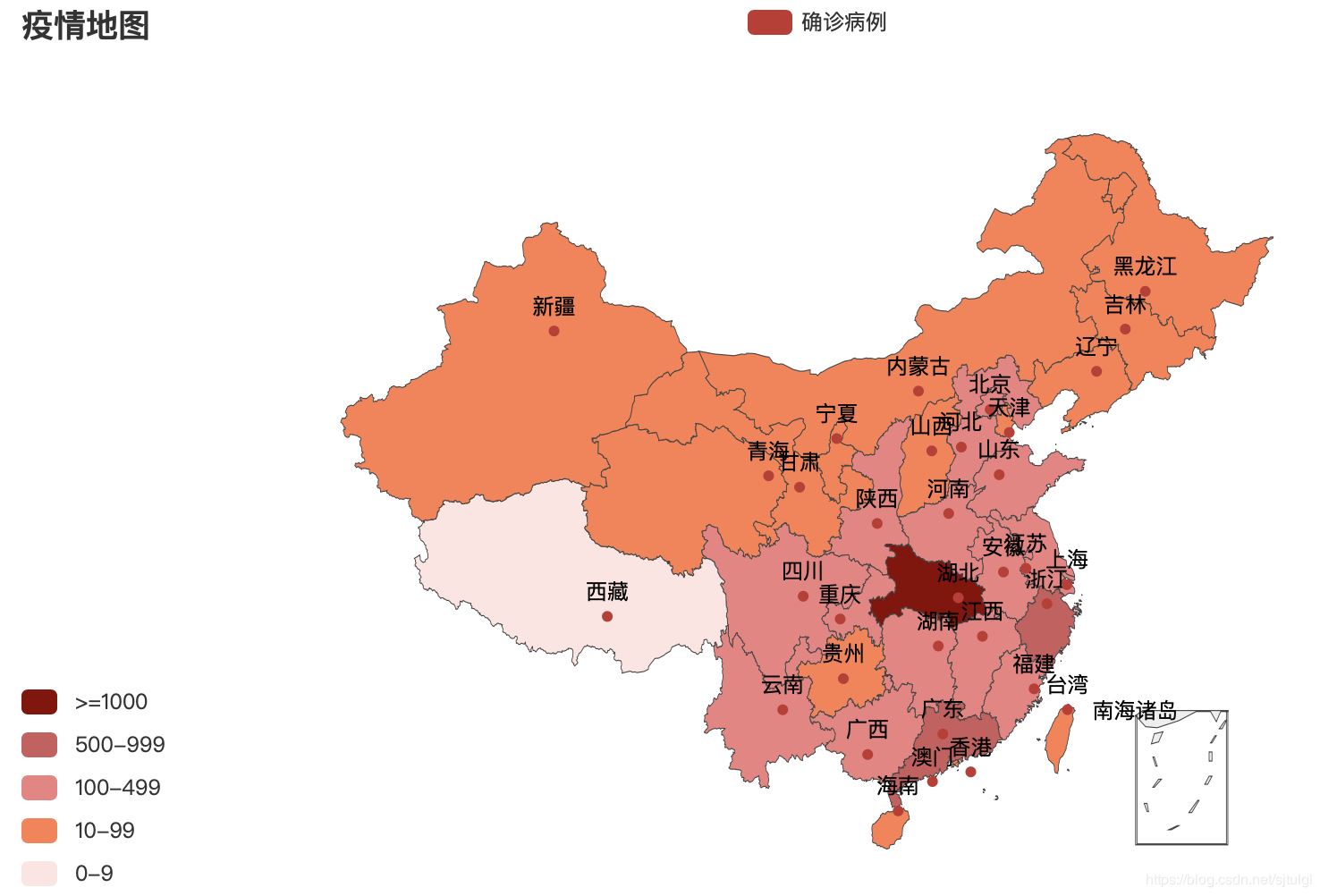 python使用pyecharts庫畫地圖數(shù)據(jù)可視化的實(shí)現(xiàn)