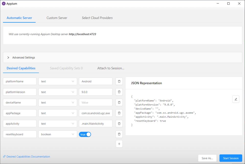 Python+Appium實現(xiàn)自動化測試的使用步驟