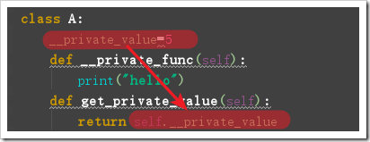 Python面向對象程序設計之私有變量,私有方法原理與用法分析