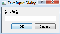 python GUI庫圖形界面開發之PyQt5輸入對話框QInputDialog詳細使用方法與實例