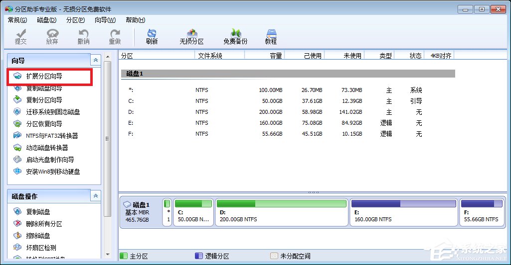 Win7系統C盤空間不足如何擴大空間？
