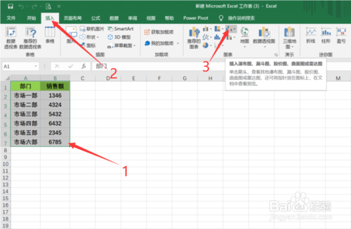如何在Excel中做出雷達圖