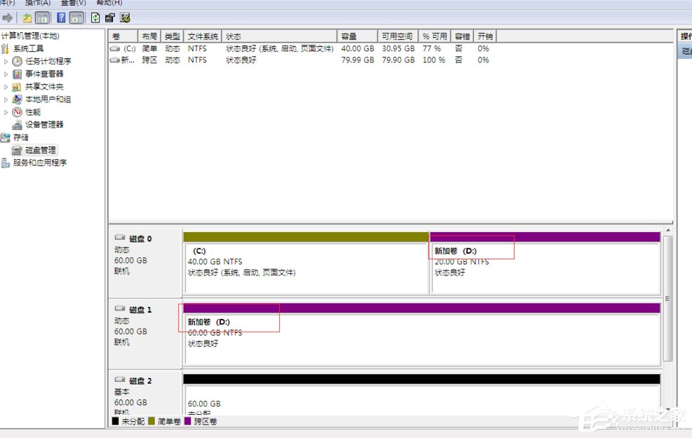 Windows動態(tài)磁盤跨區(qū)卷帶區(qū)卷鏡像卷有什么區(qū)別？