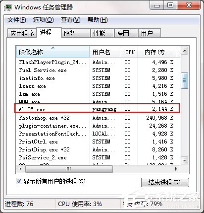 Win7系統(tǒng)后臺(tái)出現(xiàn)的AliIM.exe是什么進(jìn)程？