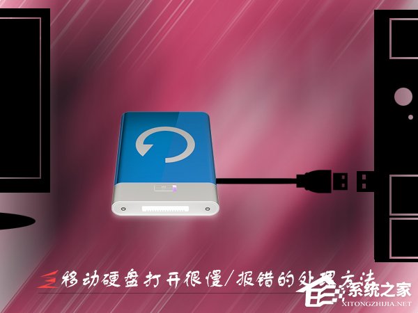 Win7移動(dòng)硬盤打開很慢怎么辦？打開移動(dòng)硬盤就報(bào)錯(cuò)的處理方法