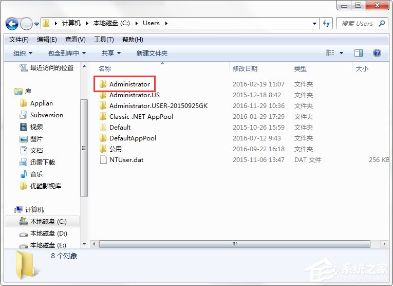 Win7系統C盤AppData文件夾可以刪除嗎？