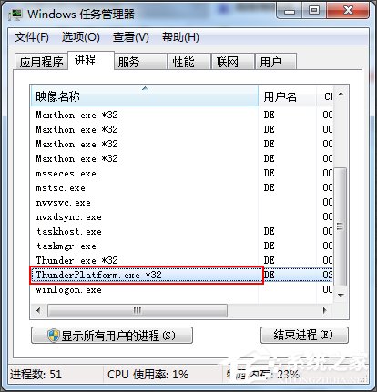 Win10關(guān)閉ThunderPlatform進程的方法