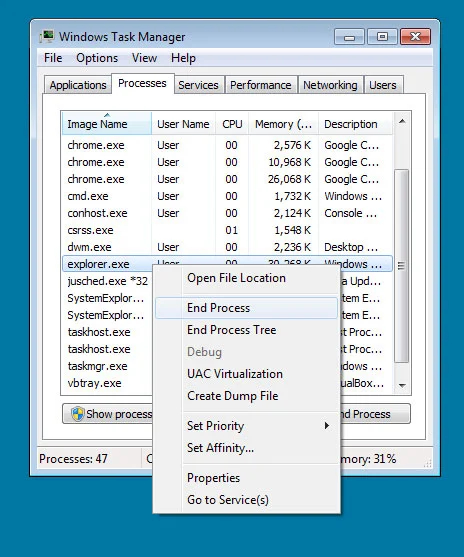 Win10系統怎么重新啟動Explorer.exe(Windows資源管理器)?