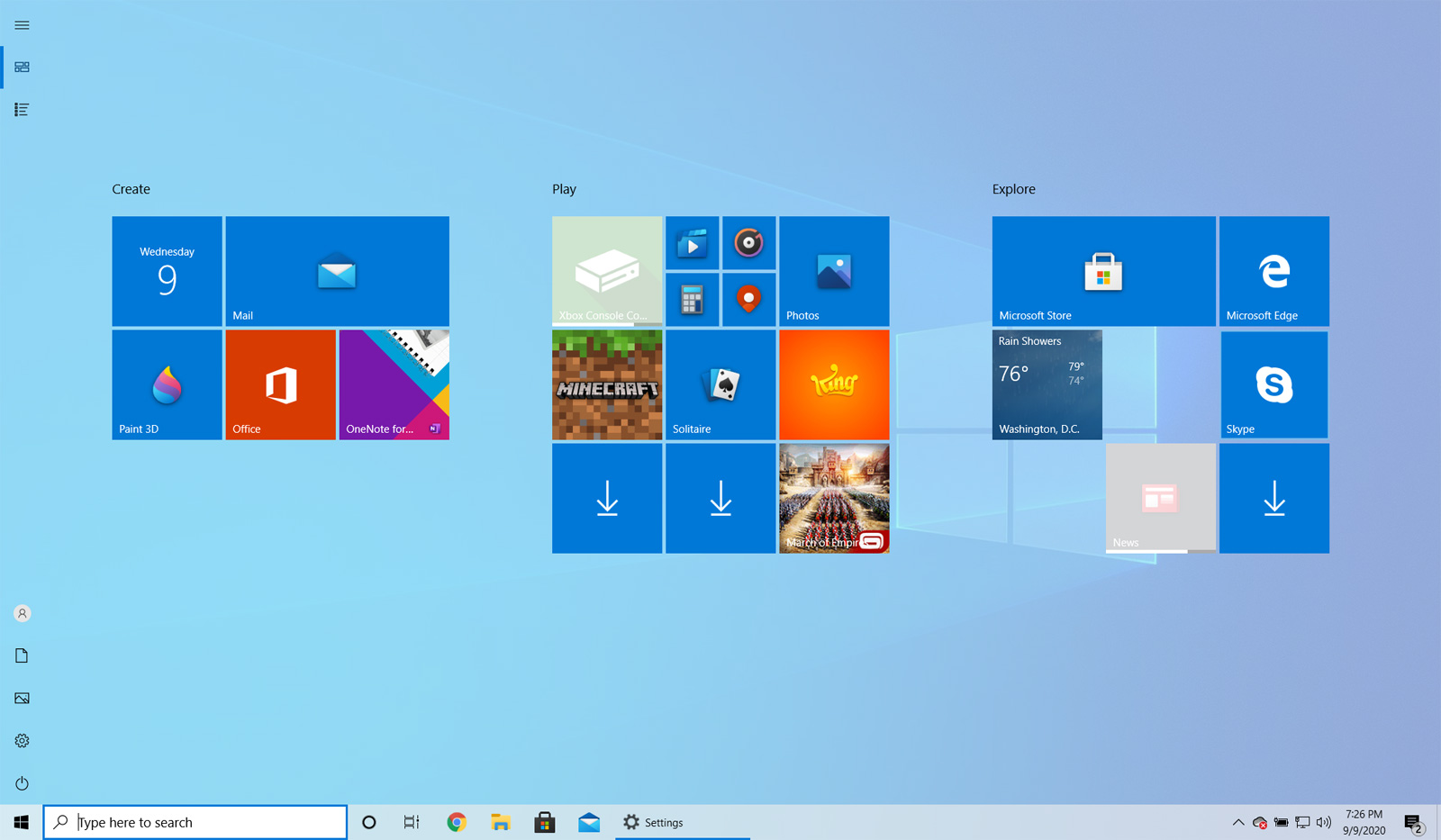 Win10開始菜單怎么設(shè)置全屏顯示？