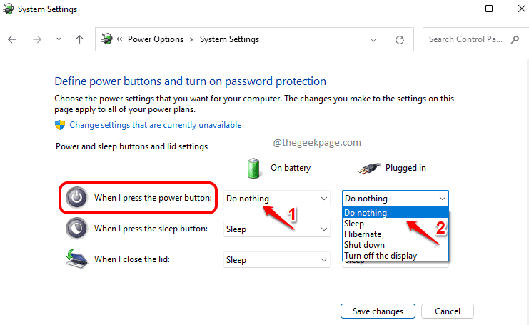 如何在Windows11/10中禁用電源按鈕關機？