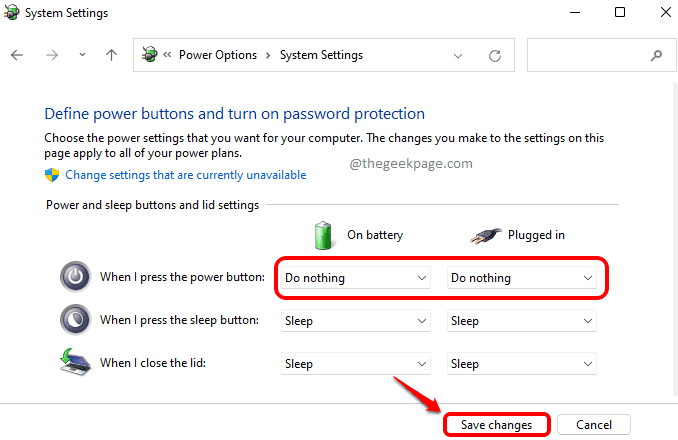 如何在Windows11/10中禁用電源按鈕關機？