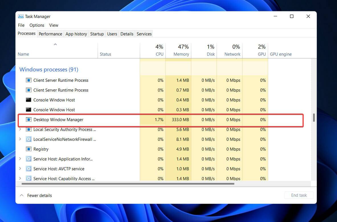 Dwm.exe是什么進程？Win11如何修復Dwm.exe進程？