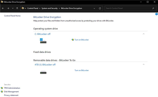 Win11如何快速加密硬盤？教你Win11上快速加密硬盤的方法