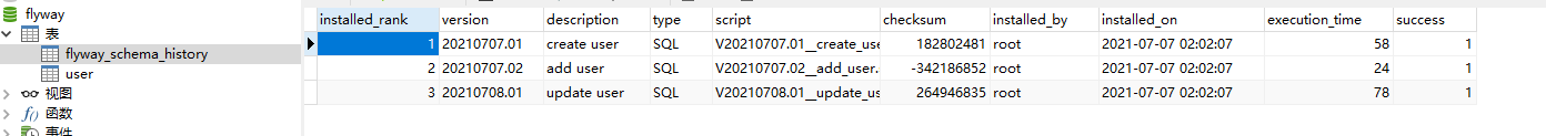 flyway實現java 自動升級SQL腳本的問題及解決方法