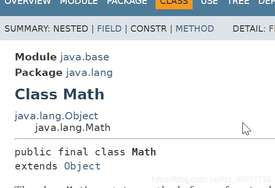 Java基礎之Math和Random類知識總結