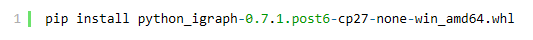 Windows7 64位環(huán)境下Python-igraph環(huán)境配置的方法