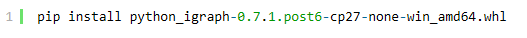 Windows7 64位環(huán)境下Python-igraph環(huán)境配置的方法