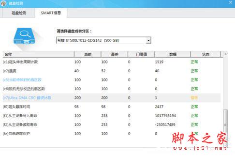 Win7檢測硬盤提示ultra dma crc錯誤計數怎么辦?Win7檢測硬盤出現錯誤解決方法