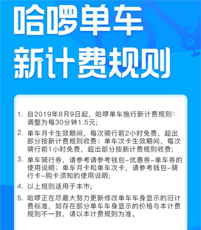 廣州哈羅單車為什么漲價(jià)?漲價(jià)后怎么收費(fèi)?
