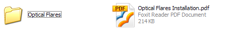 optical flares插件安裝教程|optical flares插件windows和mac的安裝教程