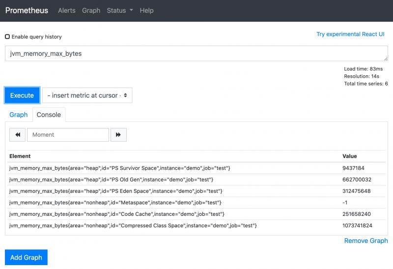 Java 用Prometheus搭建實時監(jiān)控系統(tǒng)過程詳解