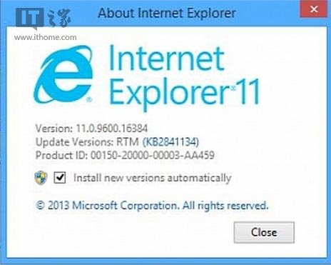微軟為Win8.1版IE11發布修復補丁?