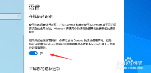 win10在線語音識(shí)別功能開啟教程